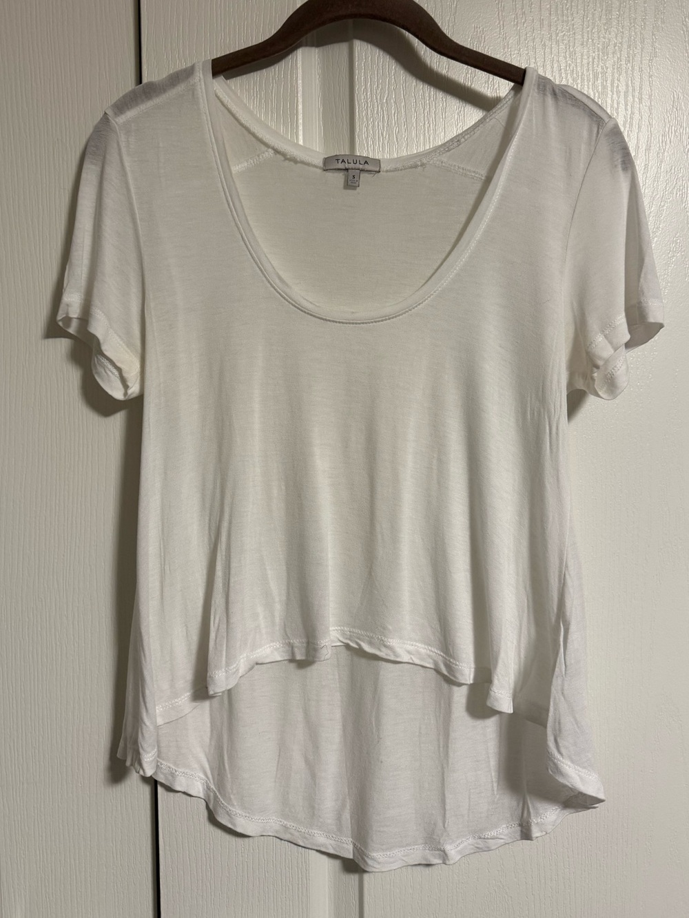 Talula White Crop Top